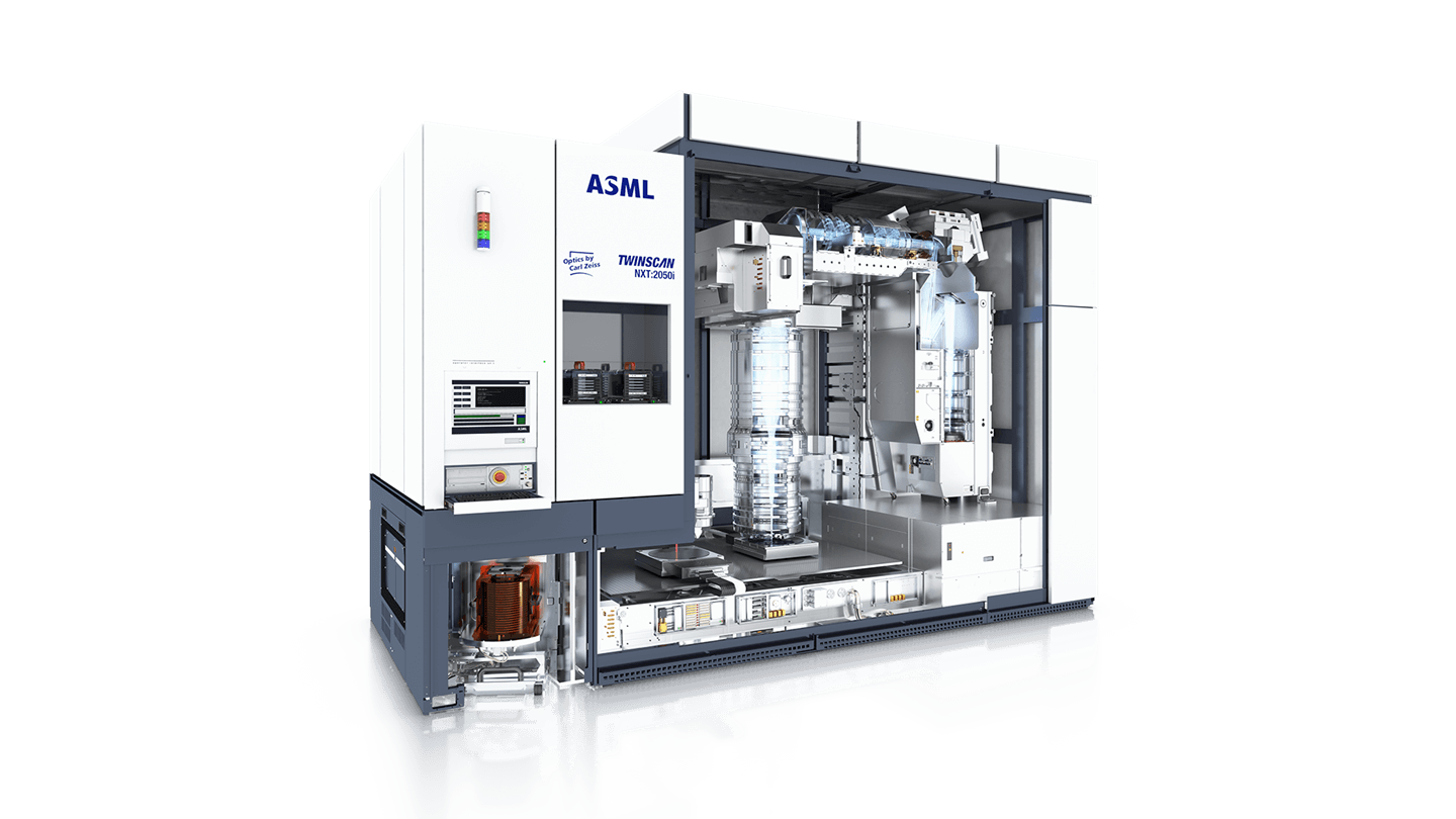 Inside peak into the ASML TWINSCAN NXT 2050i